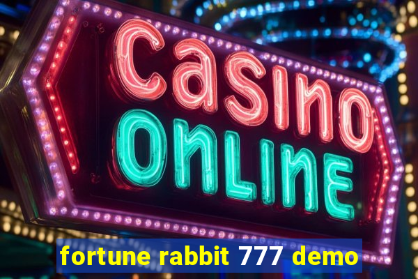 fortune rabbit 777 demo